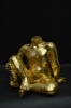 Angelo senza testa, cm. 22x22x22, ceramica e foglia oro zecchino, 2019