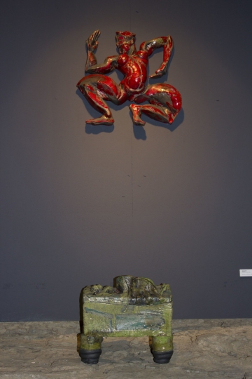 Urna, ceramica raku, 2010