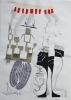 Regine, cm. 50x70, collage china e acquerello, 2009