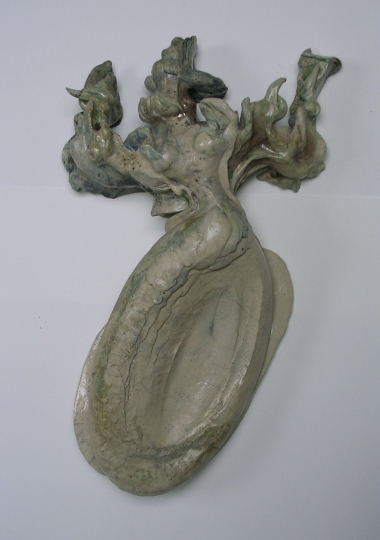 Ericaveneziana, cm. 55x36x16, ceramica raku, 2005