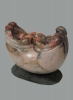 Seme, cm. 55x51x38, ceramica raku, 2005