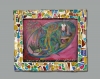 Tentativi di volo, cm. 33x27, olio su tavola e mosaico, 2005