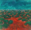Terra, cm. 150x150, olio su carta telata, 1983