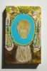 Ombrello con manico d’osso, cm.25x40x5, olio su tavola e foglia d’oro, 2020